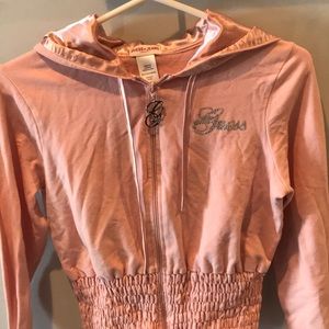 guess zip up hoodie